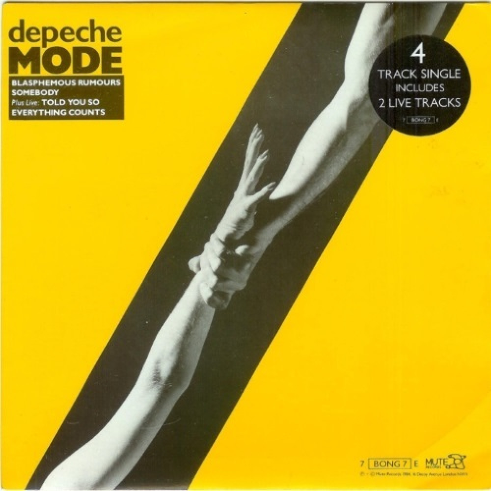 Depeche mode blasphemous rumours. Depeche Mode Somebody. Depeche Mode обложки. Depeche Mode Blasphemous Rumours Single.